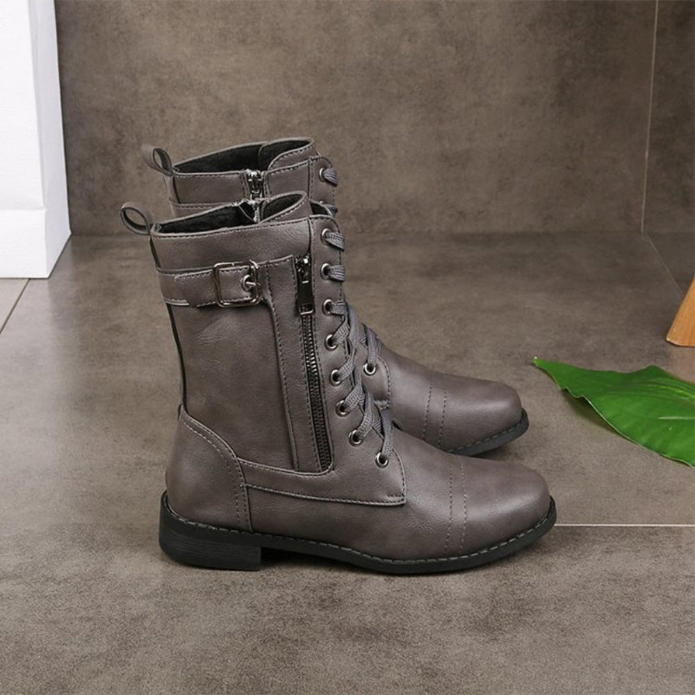 Orthopedic Women Boots Comfortable Slip On Side Zip 11