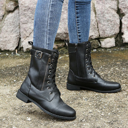Orthopedic Women Boots Comfortable Slip On Side Zip 13