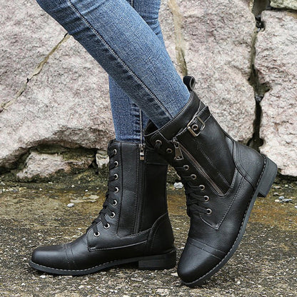 Orthopedic Women Boots Comfortable Slip On Side Zip 14