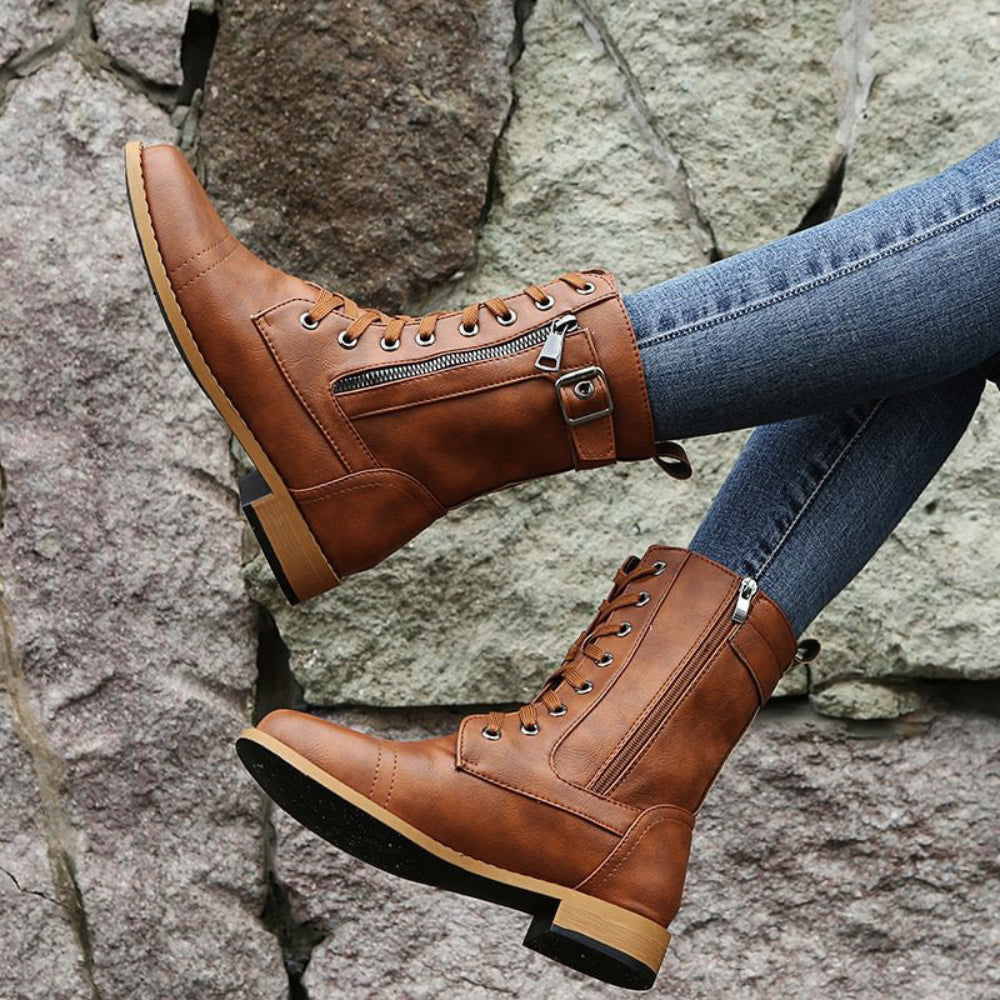 Orthopedic Women Boots Comfortable Slip On Side Zip 2