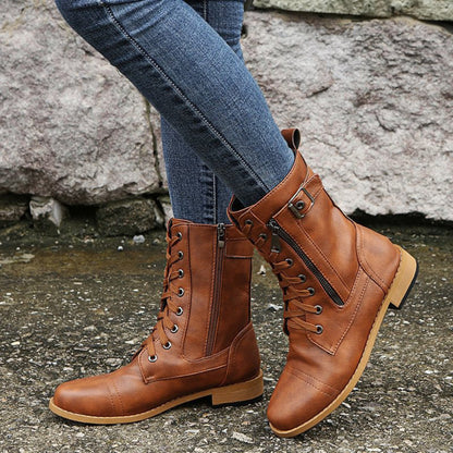 Orthopedic Women Boots Comfortable Slip On Side Zip 5