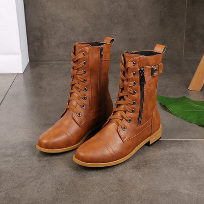 Orthopedic Women Boots Comfortable Slip On Side Zip 6