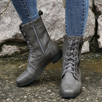 Orthopedic Women Boots Comfortable Slip On Side Zip 9