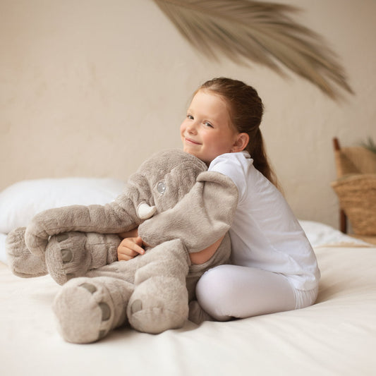 Plush Elephant Baby Toy Soft Cuddle Cushion Pillow 1