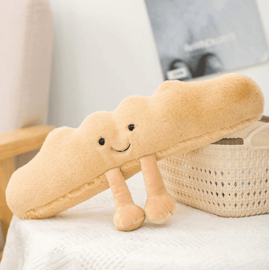 Plush Toy Pretzel Croissant Design Cuddly Collectible Plushies 0