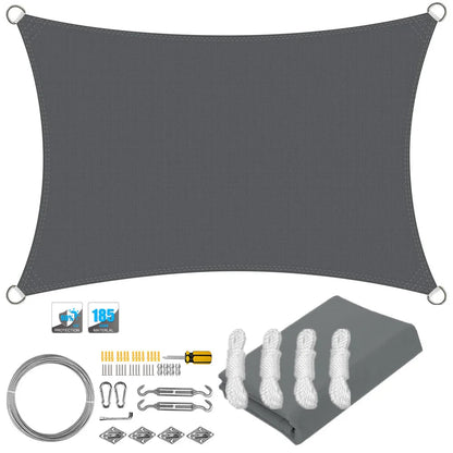Rectangular Sun Shade Sail – UV Protection for Outdoor Spaces 0