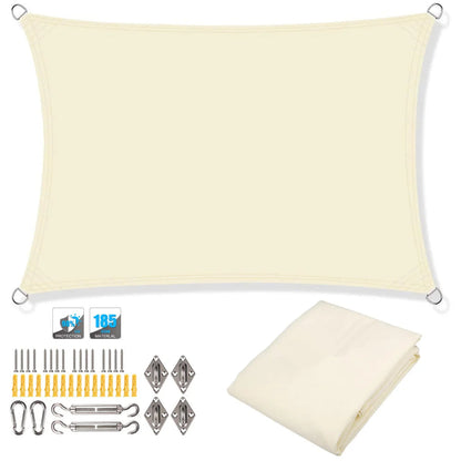 Rectangular Sun Shade Sail – UV Protection for Outdoor Spaces 1