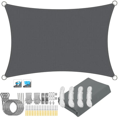 Rectangular Sun Shade Sail – UV Protection for Outdoor Spaces 13