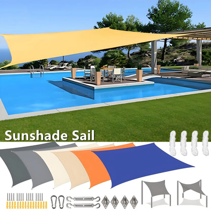 Rectangular Sun Shade Sail – UV Protection for Outdoor Spaces 3