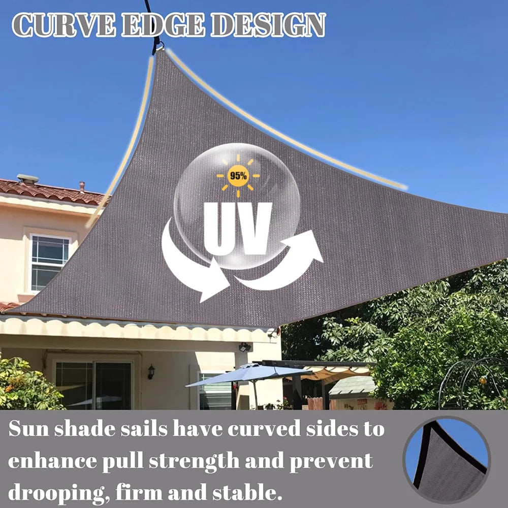 Rectangular Sun Shade Sail – UV Protection for Outdoor Spaces 6