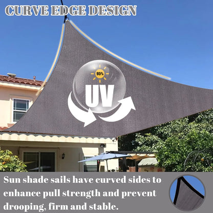 Rectangular Sun Shade Sail – UV Protection for Outdoor Spaces 6