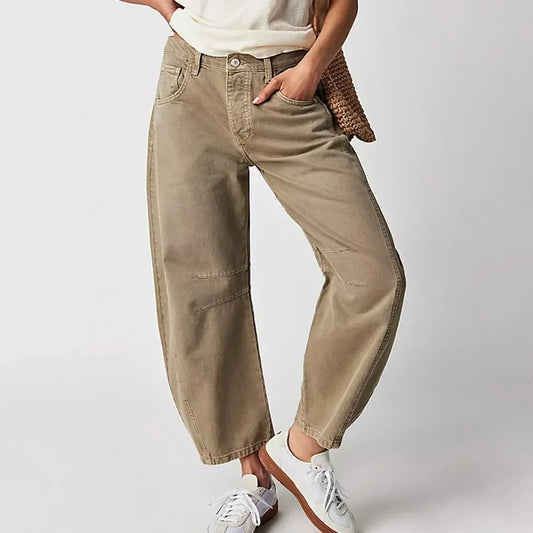 Women's Classic Wide-Leg Denim Baggy Jeans | Perfect for Casual Days