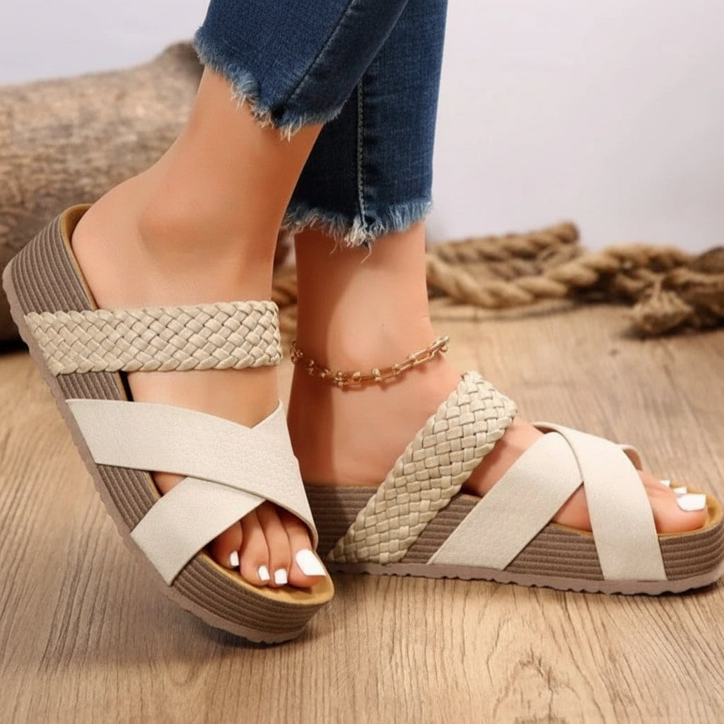 Women's Sandals Orthopedic Supportive Cross Strap | Comfort Sandals