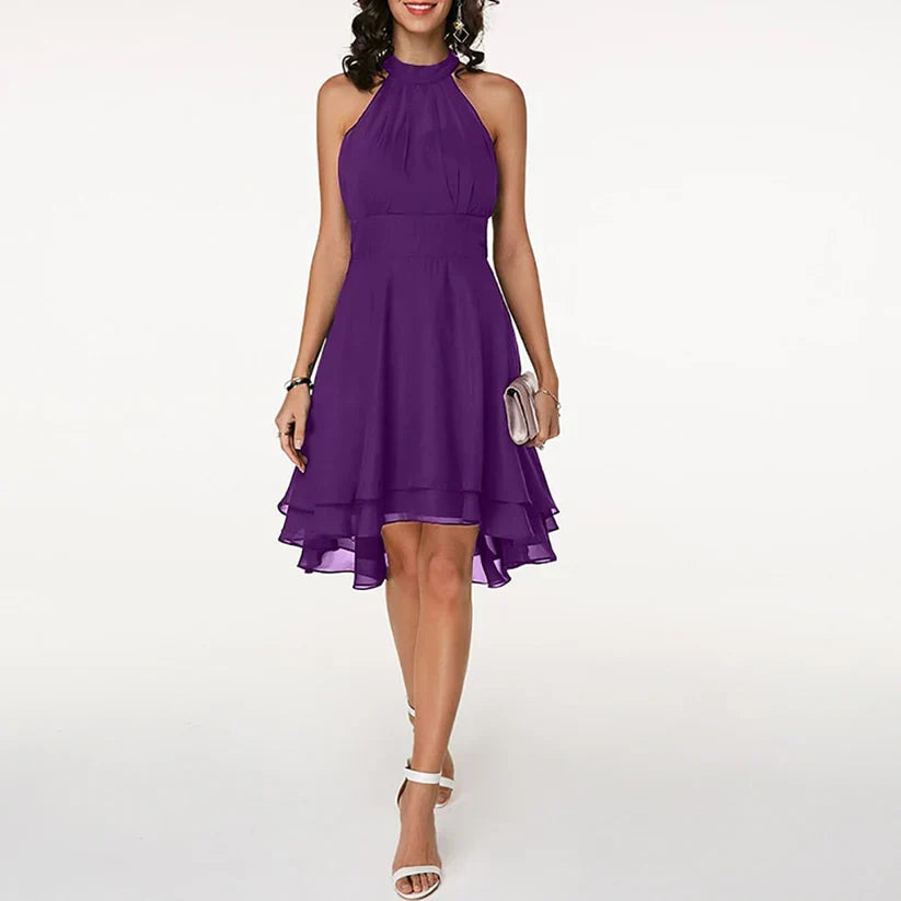 Women's Stylish High-Quality Dress with Charming Ruffles