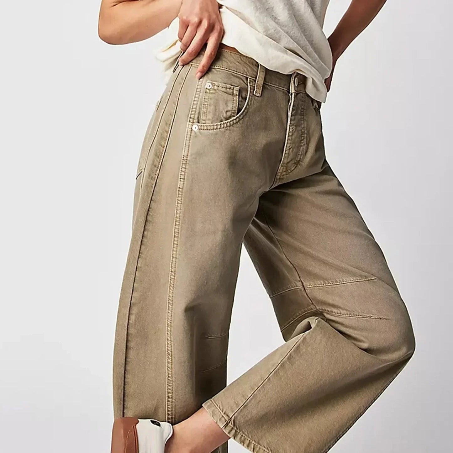 Women's Classic Wide-Leg Denim Baggy Jeans | Perfect for Casual Days