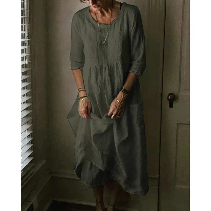Women's Airy Lightweight Summer Dress with Relaxed Fit