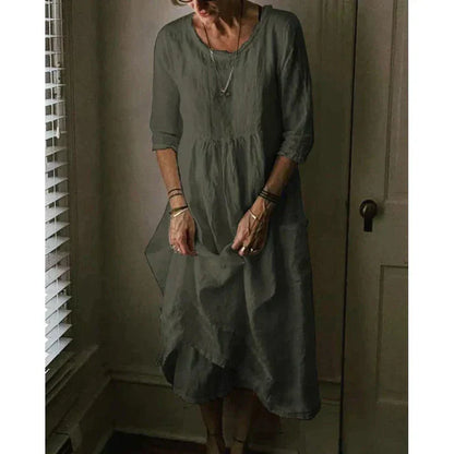 Women's Airy Lightweight Summer Dress with Relaxed Fit