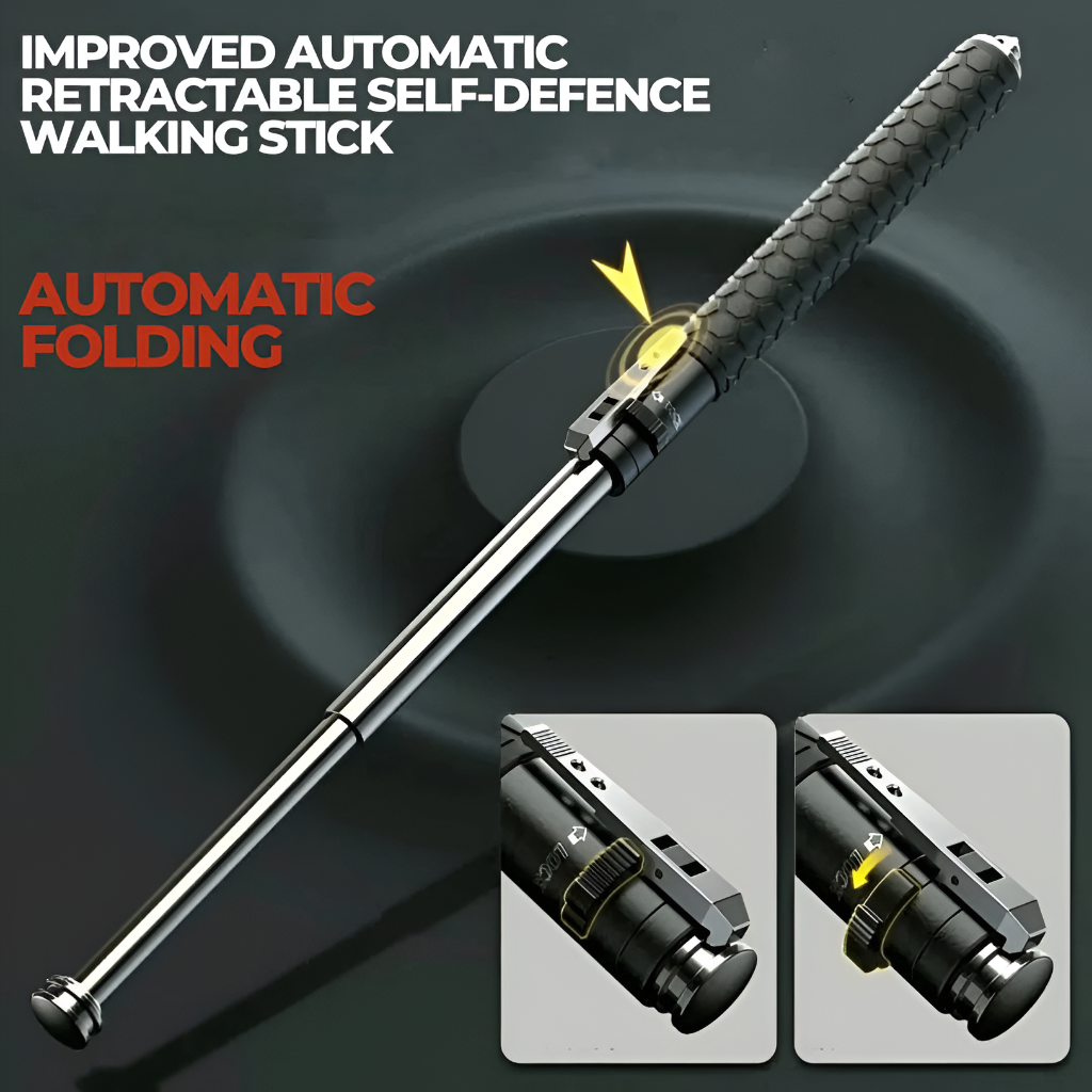 Self Defense Walking Stick Automatic Outdoor Gear 5