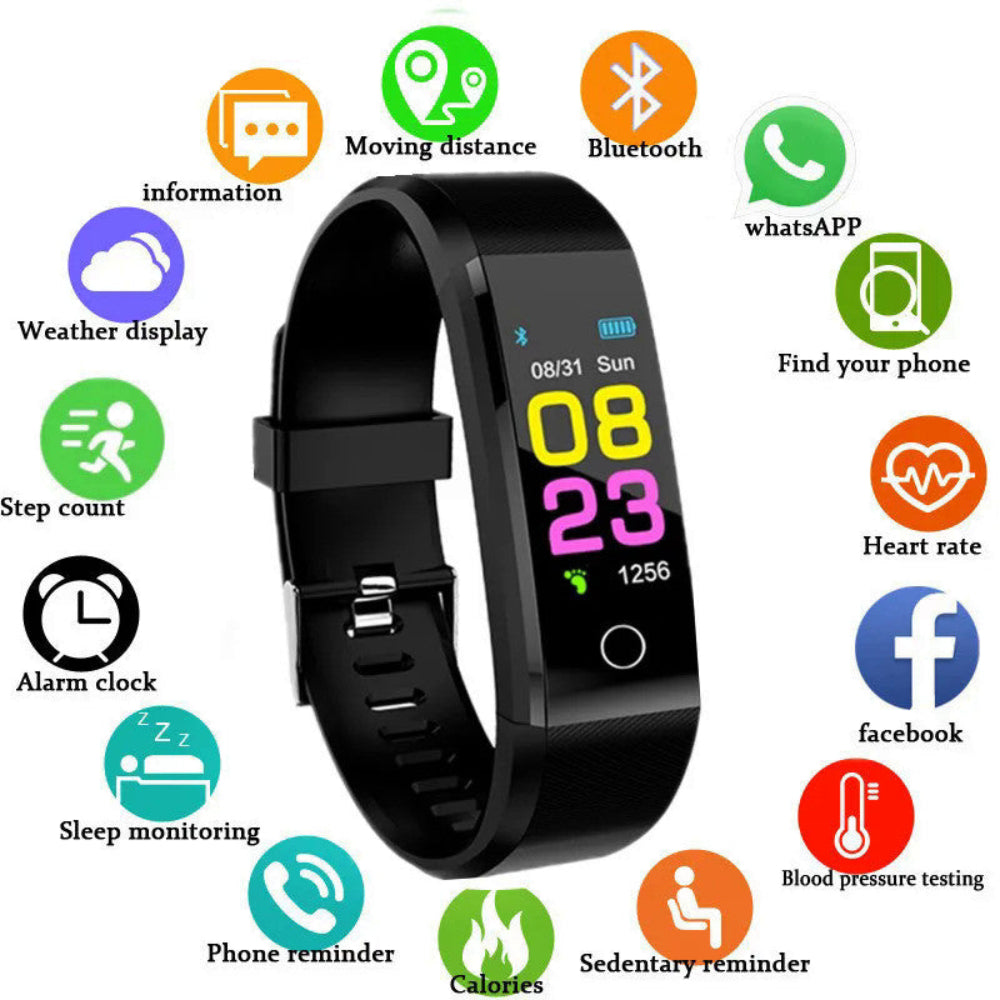 Senior Smartwatch Health Monitor GPS Tracker Easy Use 6