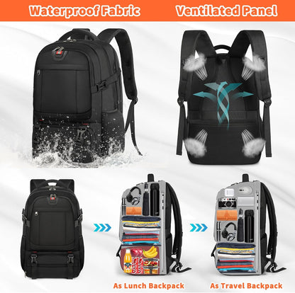 Travel Backpack – Insulated Compartment with USB Charging Port 5