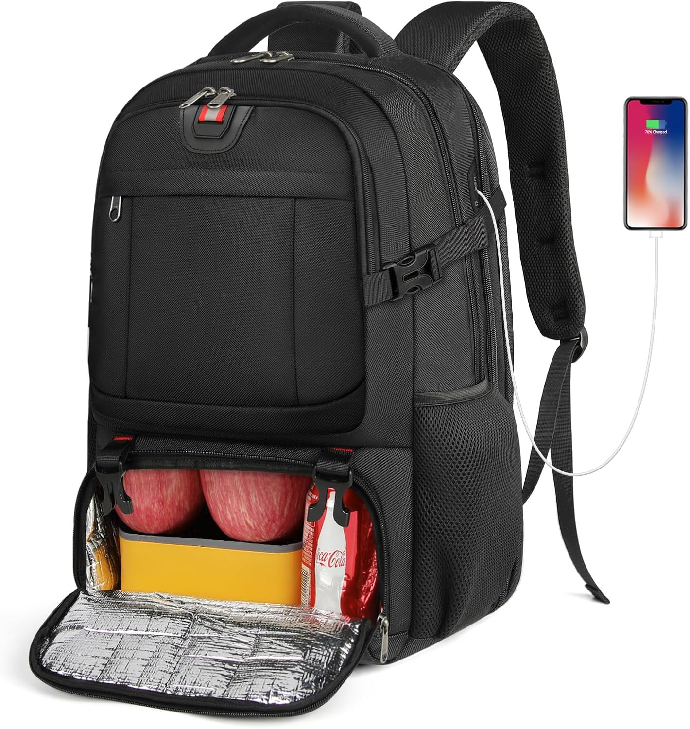 Travel Backpack – Insulated Compartment with USB Charging Port 6