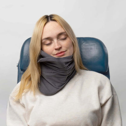Travel Neck Pillow Supportive Wrap Upright Rest 3