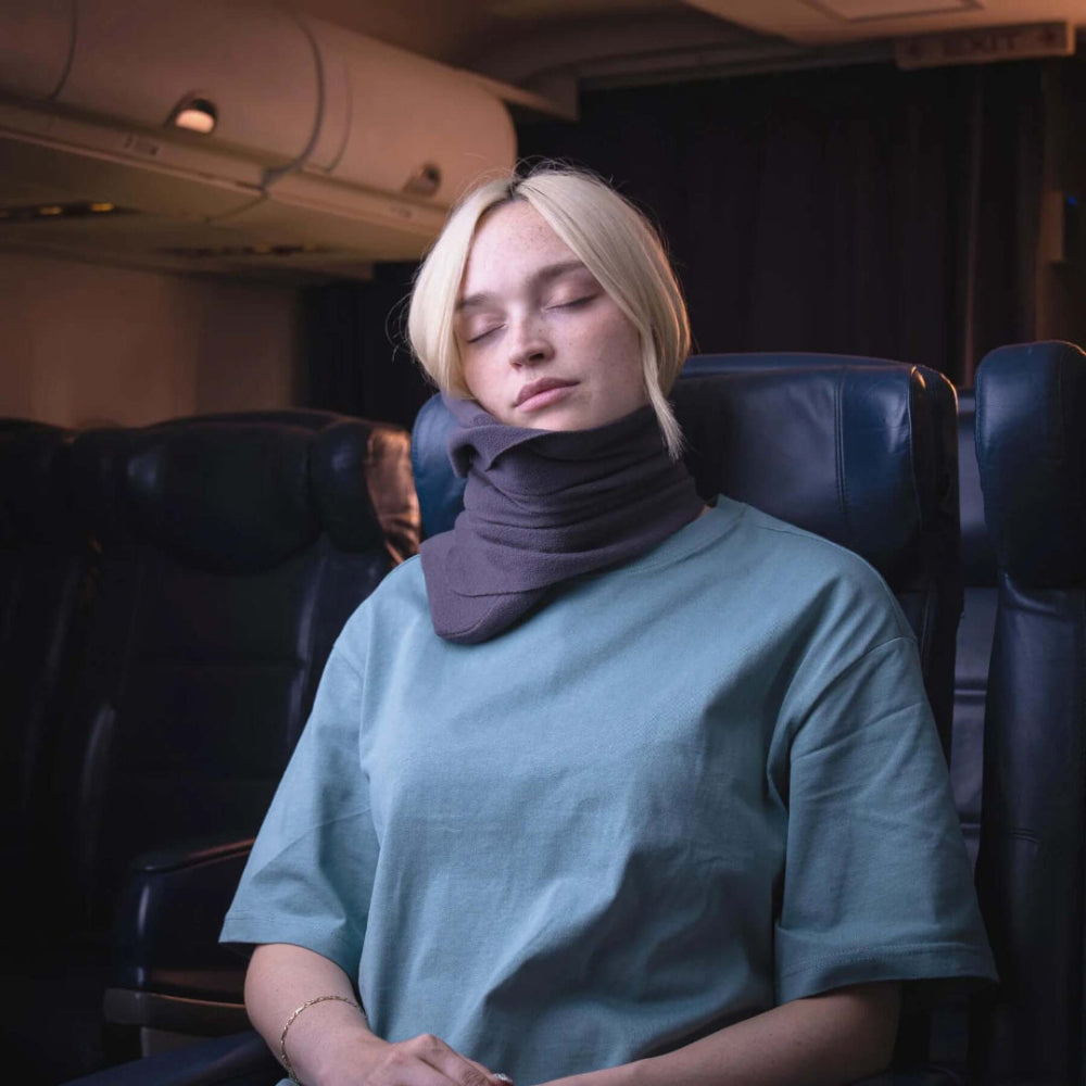 Travel Neck Pillow Supportive Wrap Upright Rest 6
