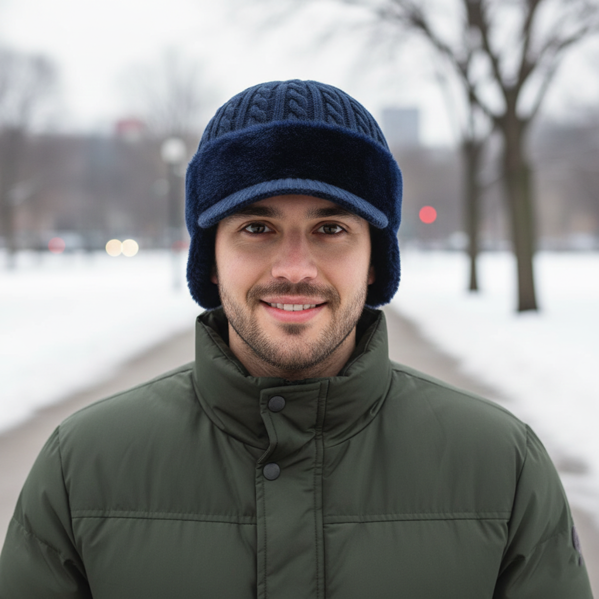 Unisex Trapping Warm Winter Earflap Hat 4