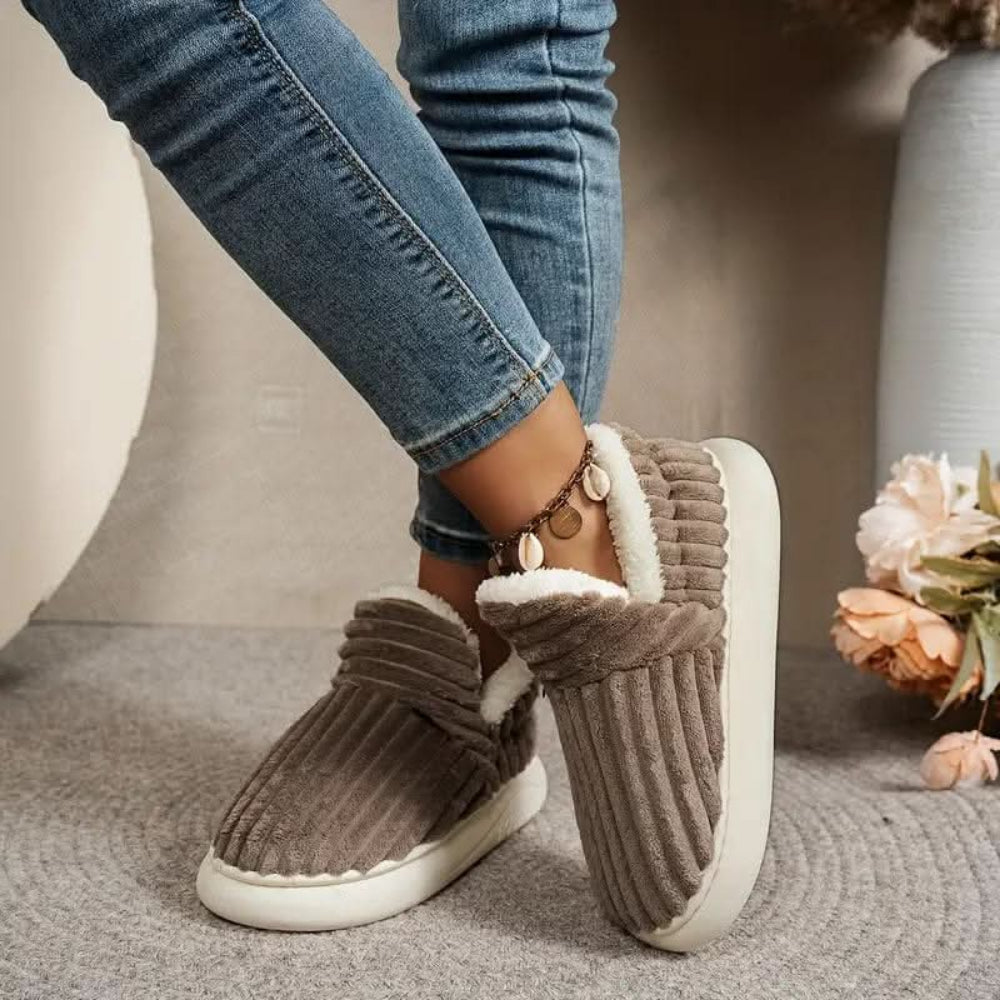 Unisex Winter Slippers Comfort Non Slip Warm Shoes 4