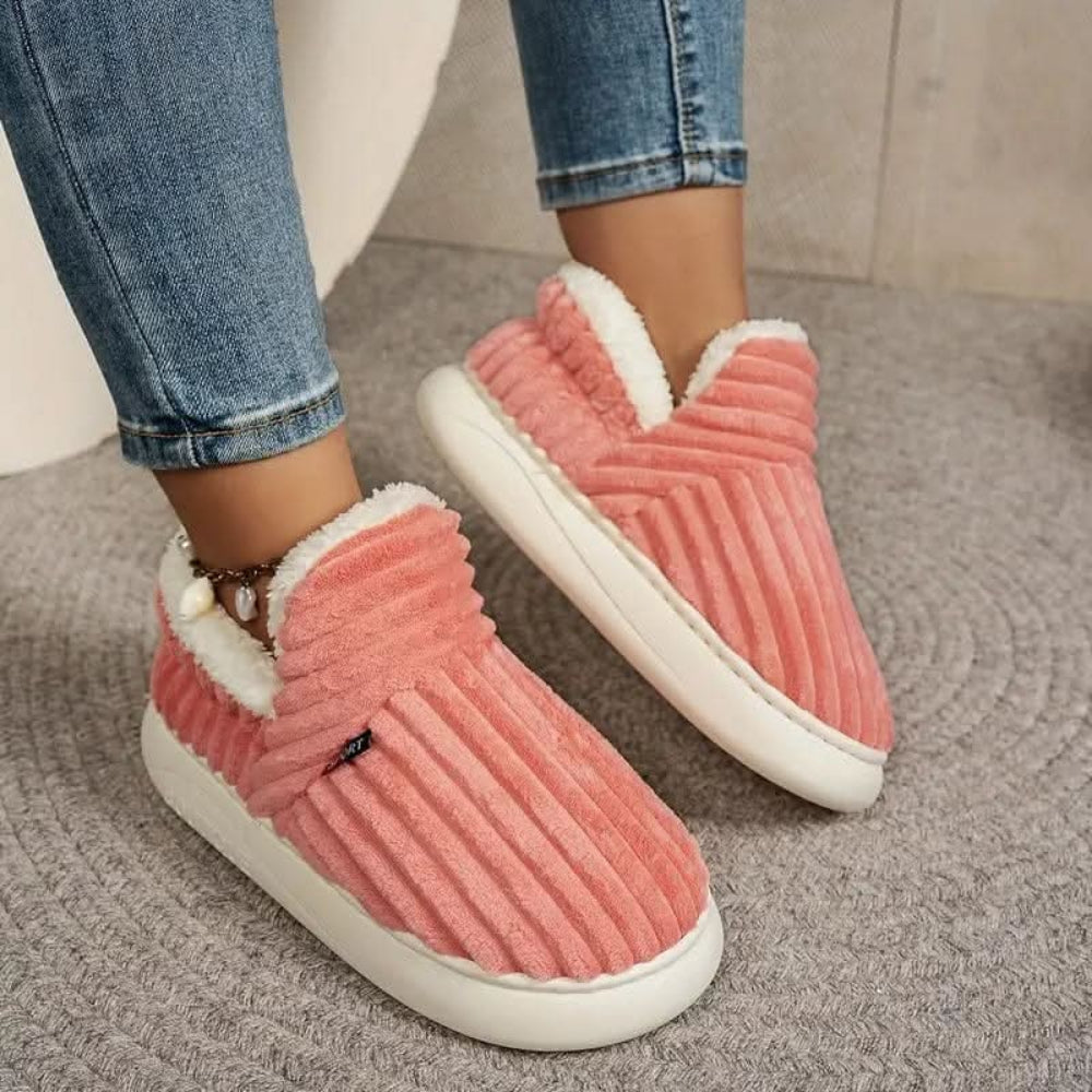 Unisex Winter Slippers Comfort Non Slip Warm Shoes 9