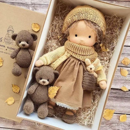 Waldorf Cuddle Doll – Handcrafted Soft Play Companion 4