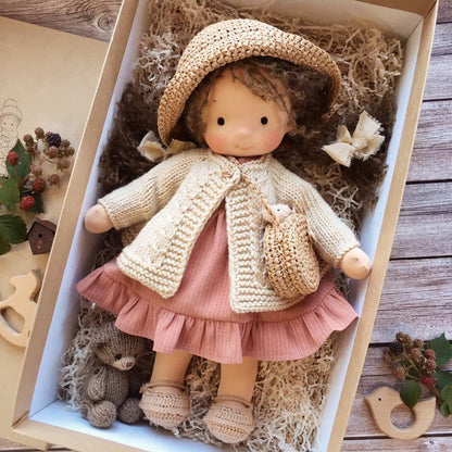 Waldorf Cuddle Doll – Handcrafted Soft Play Companion 6