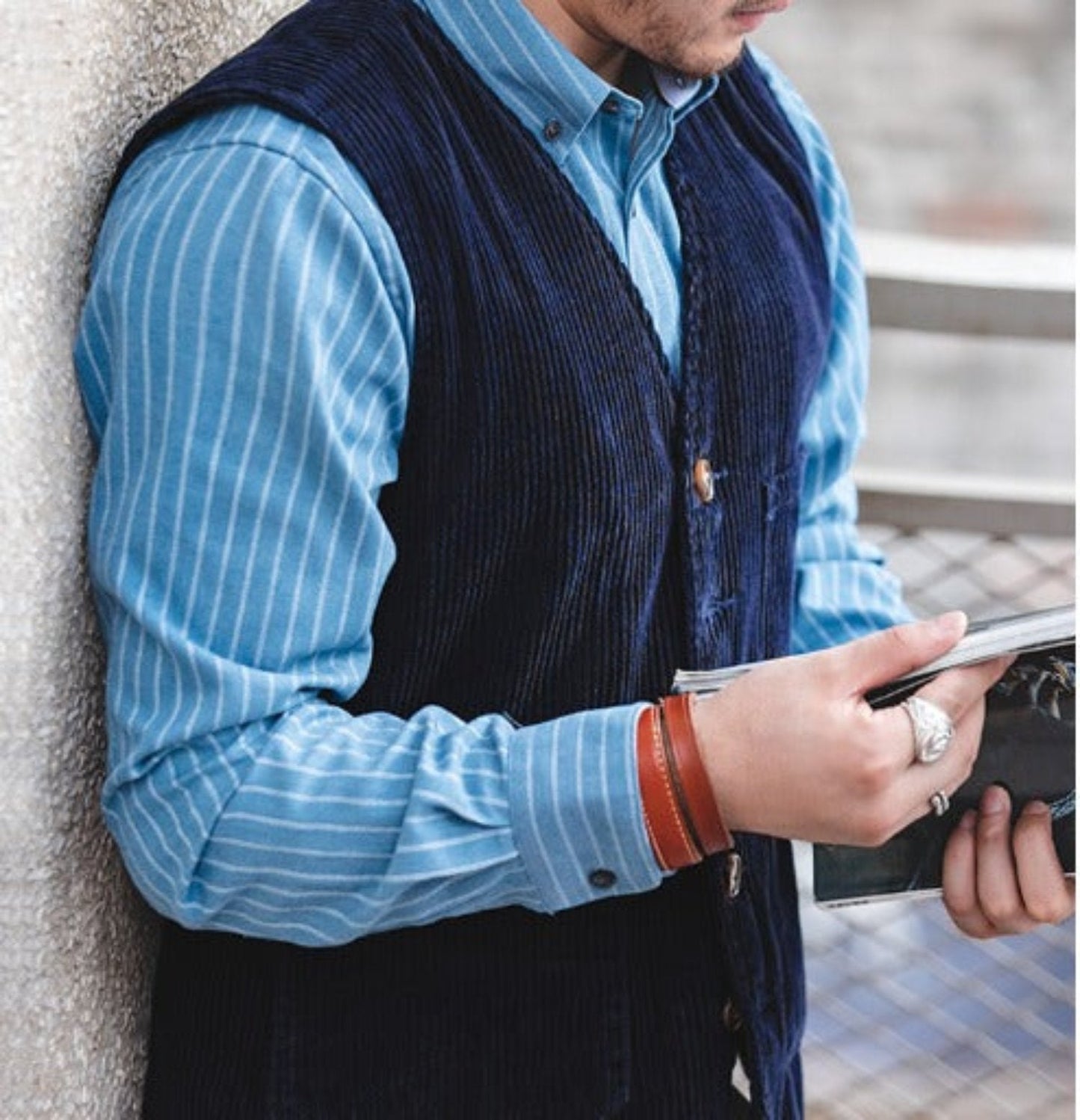 Logan Men's Vest | Ideal for Parties