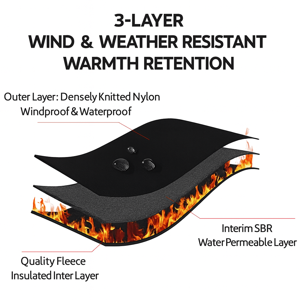 Winter Gloves Touchscreen Outdoor Thermal Heated 6