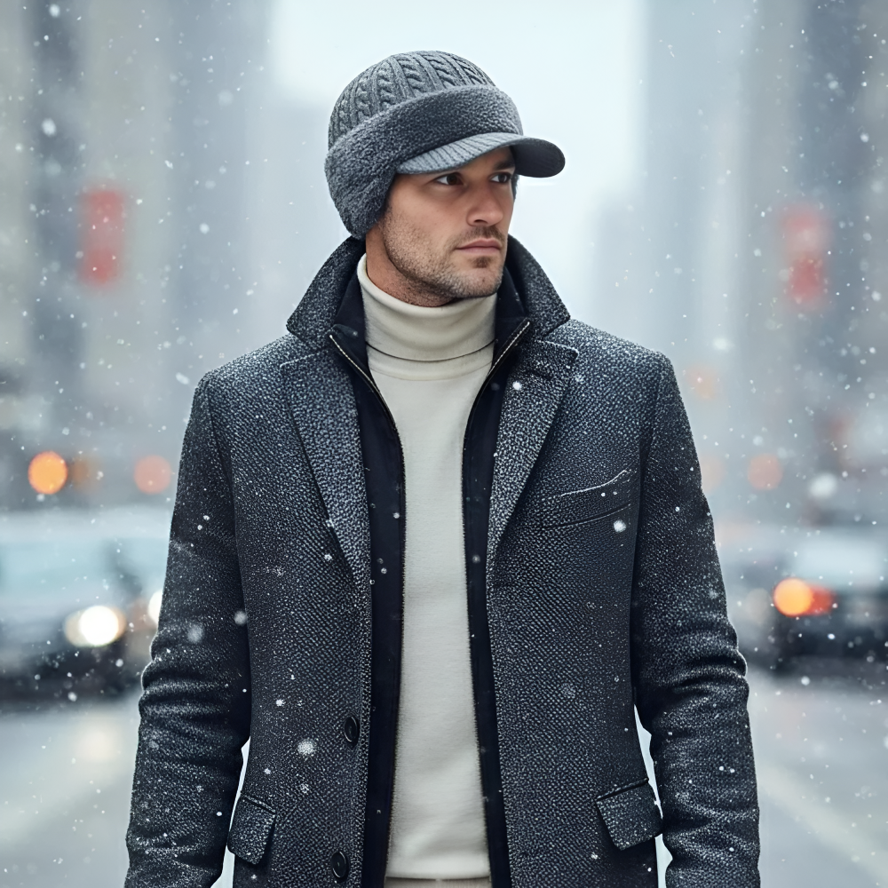 Winter Trapper Hat Ear Protection Warm Wool Lining 1
