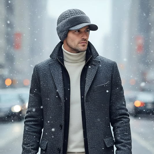 Winter Trapper Hat Ear Protection Warm Wool Lining 1