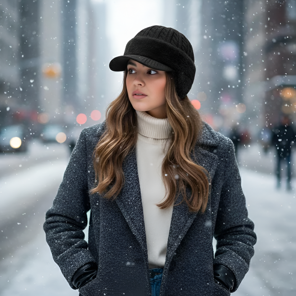 Winter Trapper Hat Ear Protection Warm Wool Lining 6