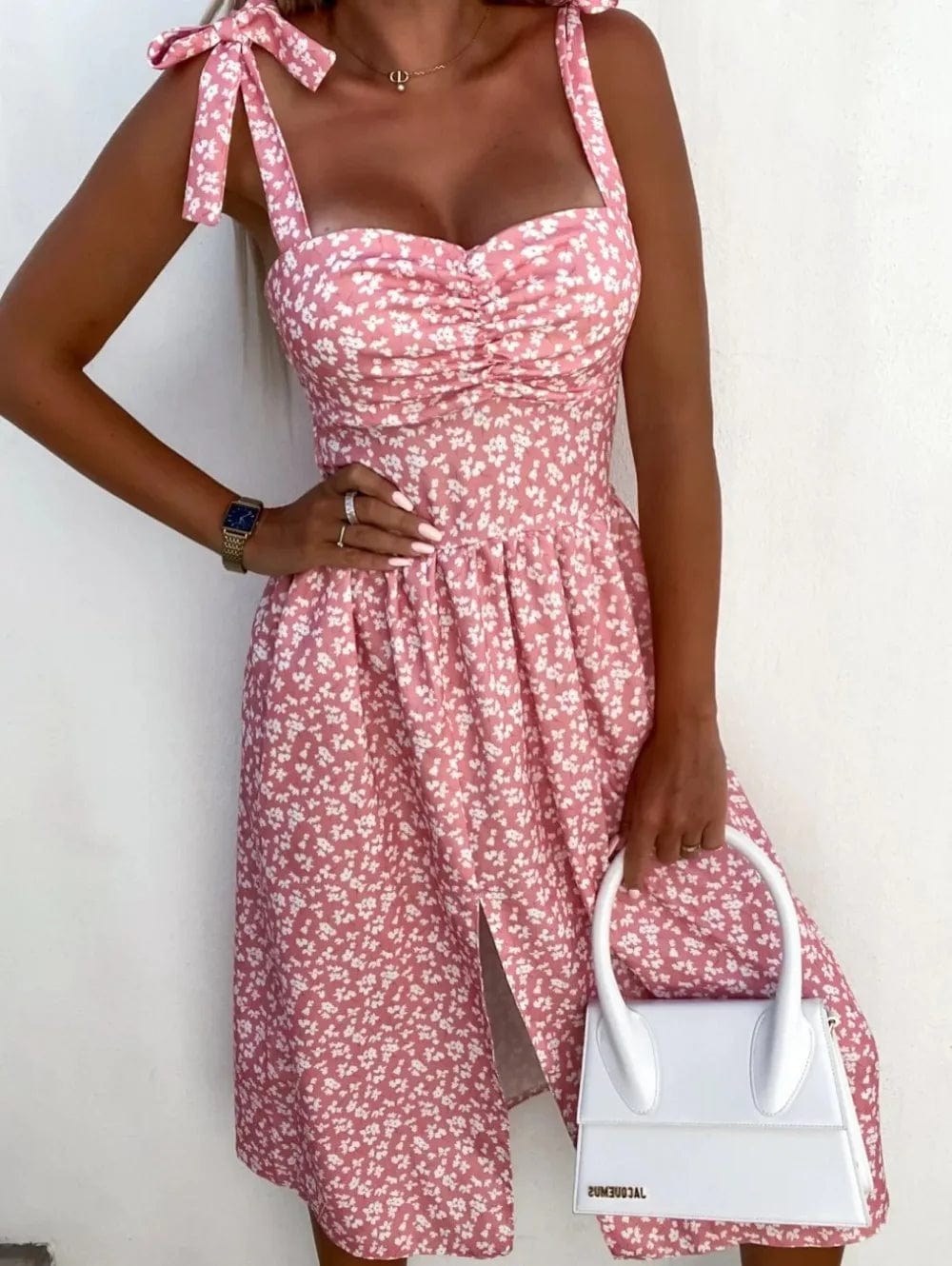 pink white