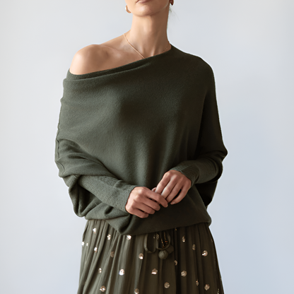 Women's Sweater Pullover Loose Fit Solid Top