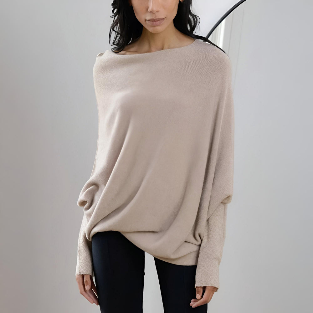 Women's Sweater Pullover Loose Fit Solid Top