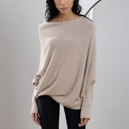 Women's Sweater Pullover Loose Fit Solid Top