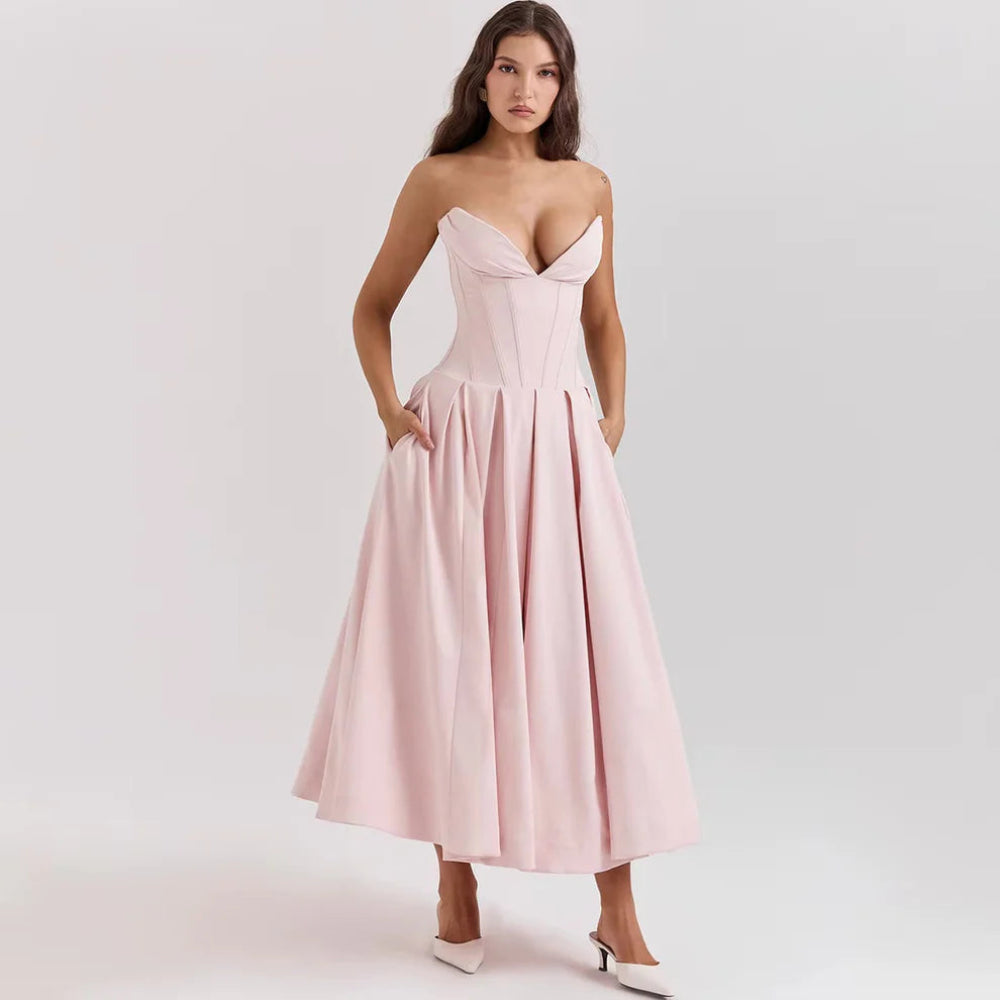 Women's Chemise Sculpted Bodice Dress 3