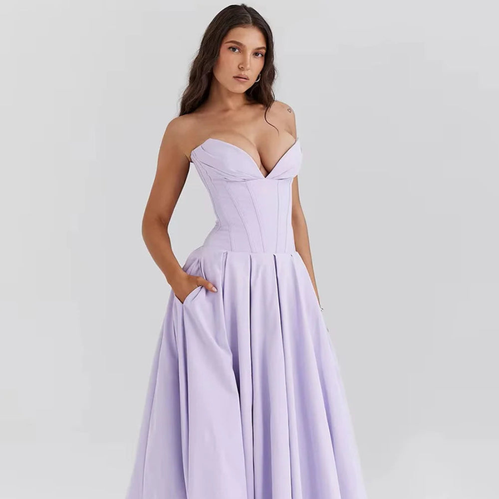 Women's Chemise Sculpted Bodice Dress 5