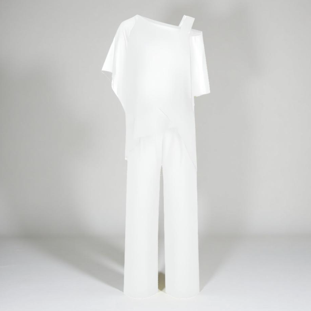 Women's Chiffon Two Piece Set Evening Outfit 10