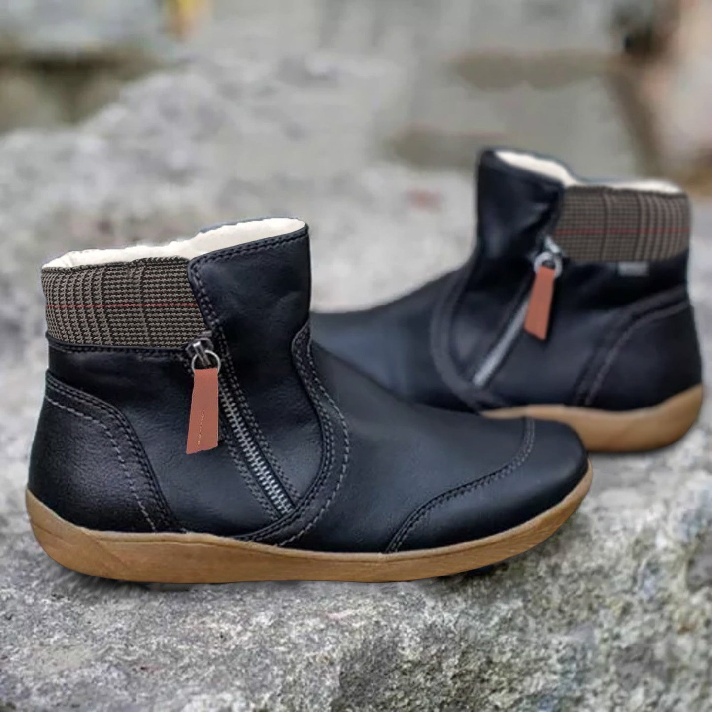 Women's Boots with Zipper