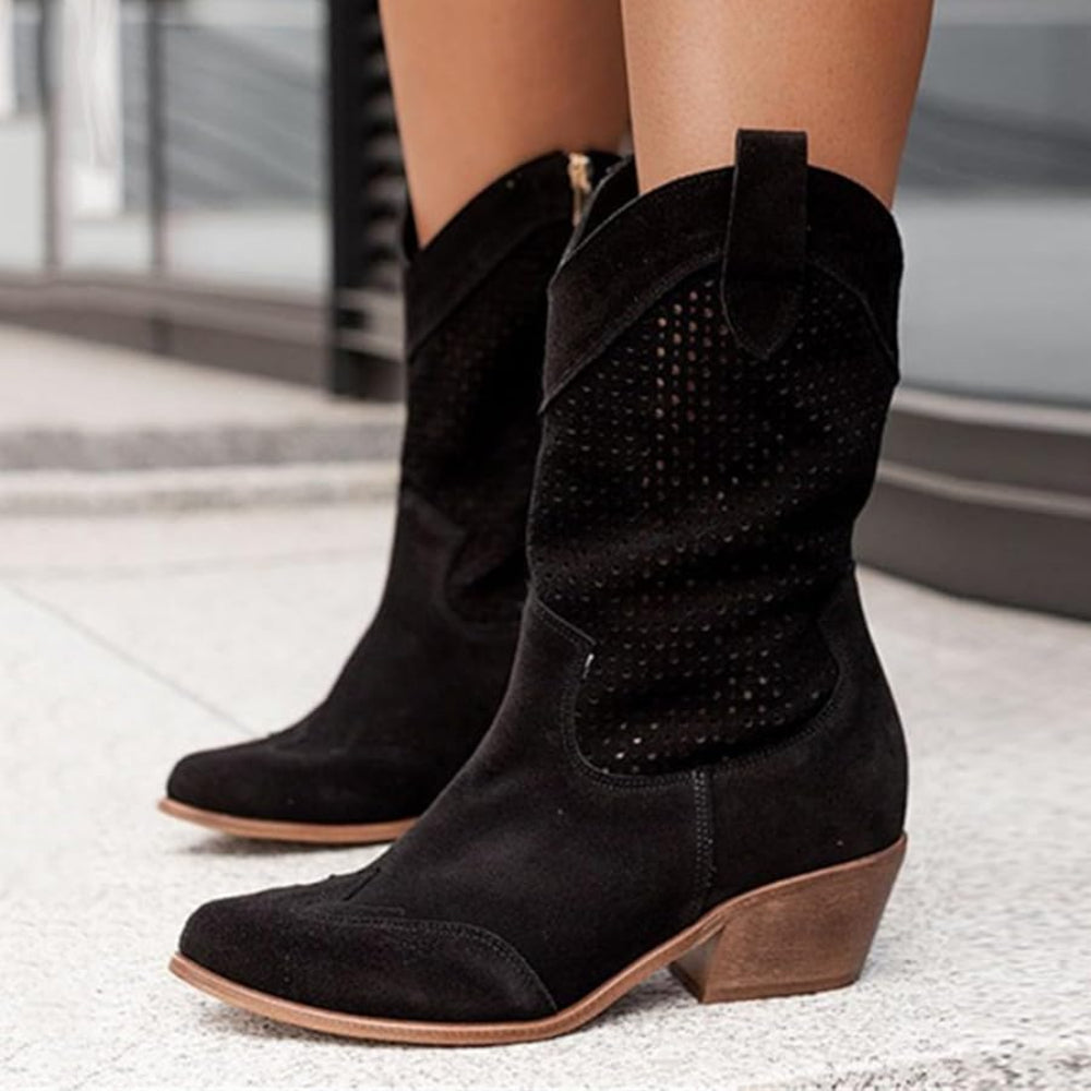 Women's Cowboy Boots Ankle Cowgirl | Western Boots  3
