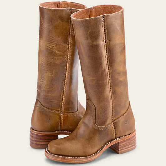 Women's Cowboy Boots Knee-High Block Heel | Western Boots 1