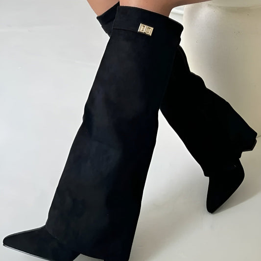 Women's Cowboy Boots Knee High Block Heel | Fashion Boots1 