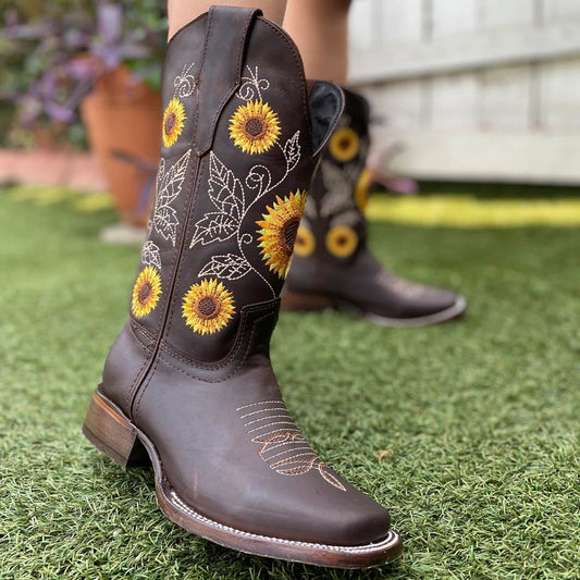 Women's Cowboy Boots Western Style Embroidered | Boho Boots 1