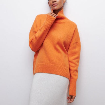 Women's Long Sleeve Turtleneck Sweater